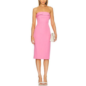 Bardot 'Georgia' Pink Crepe Dress Size 6 - NWT
